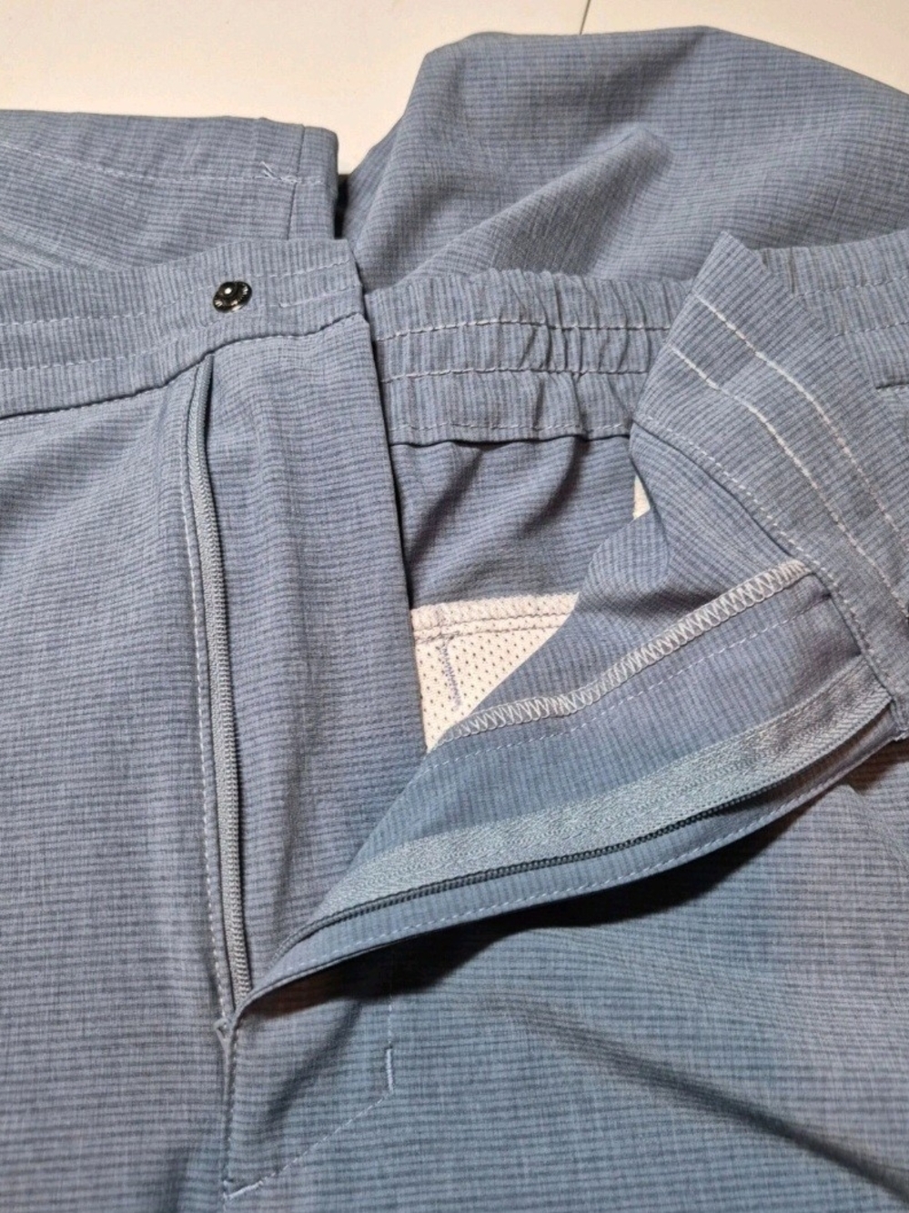 Roundtree Yorke Men's Shorts Size 42 Comfort Moisture Wicking Stretch Blue 09 - Picture 10 of 10